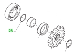 O RING Getriebeausgang / Hydrauliknehmer / Kurbelwelle. # 12252`