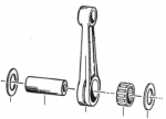Pleuel 144cc Kit. # 18145`