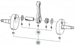 Kurbelwelle 125 EV MX/E , # 18242.