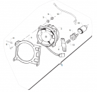 Lüfterkit für 9 Kanal Kühler 4T. # 23080`