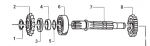 Spacer, Buchse Abtriebswelle , # 26255`