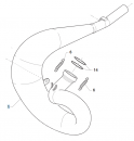 Auspuff 250/300 MX HGS MY22-, # 27218;