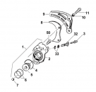Kupplungsnehmer 250/300  94/04 CPL. # 30259`