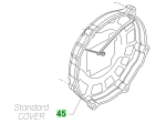 Kupplungsdeckel 250/300 4T open clutch F1. # 30403`