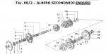 Zahnrad Sekundärwelle 6a Z 24 END 144CC,  # 40456`