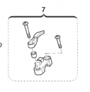 Hebel und Schelle Hotstart ab  mod 08 für Brembo Kupplungspumpe , # 43044.