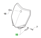 Startnummerntafel vorne TM Racing 85 MX junior ab mod 2013. # 67301`