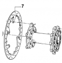 Bremsscheibe original 85 junior MX hinten, 190X3.5 , ab mod. 2017, # 69305.