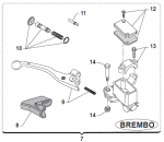 Reparaturkit für Brembo Bremspumpe 69248, # 69358.