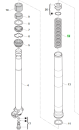 Gabelfeder Junior MX F39 ab mod 13 K=3.4-4.0, # 72156`