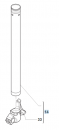 Gabelrohr KYB 48 links mit Gabelfuss F72490 ( Int.100) # 72569.1.