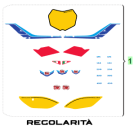 Aufkleberkit 2T Red Dream Enduro, # 94264.1`