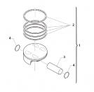 Kolbenkit SMK 450 Fi e. s. KIT ab mod 2020. # F10871.94,  95, 96`