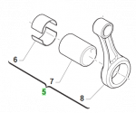 Pleuelkit SMK450Fi mit Gleitlager, # F18130`