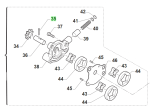 Nadel Ölpumpe 250/300 4T. # F19513`