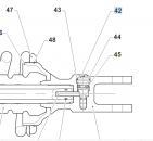 Zugstufenversteller Stossdaempfer TM Racing. # F72368`