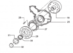 Zahnrad E-Starter. # F40807`