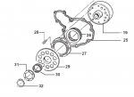 Zahnrad E-Starter ,, # F40807`